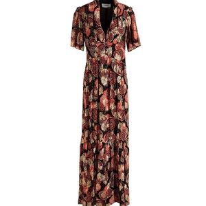 Ba&sh Floral Maxi Dress size XS NWT